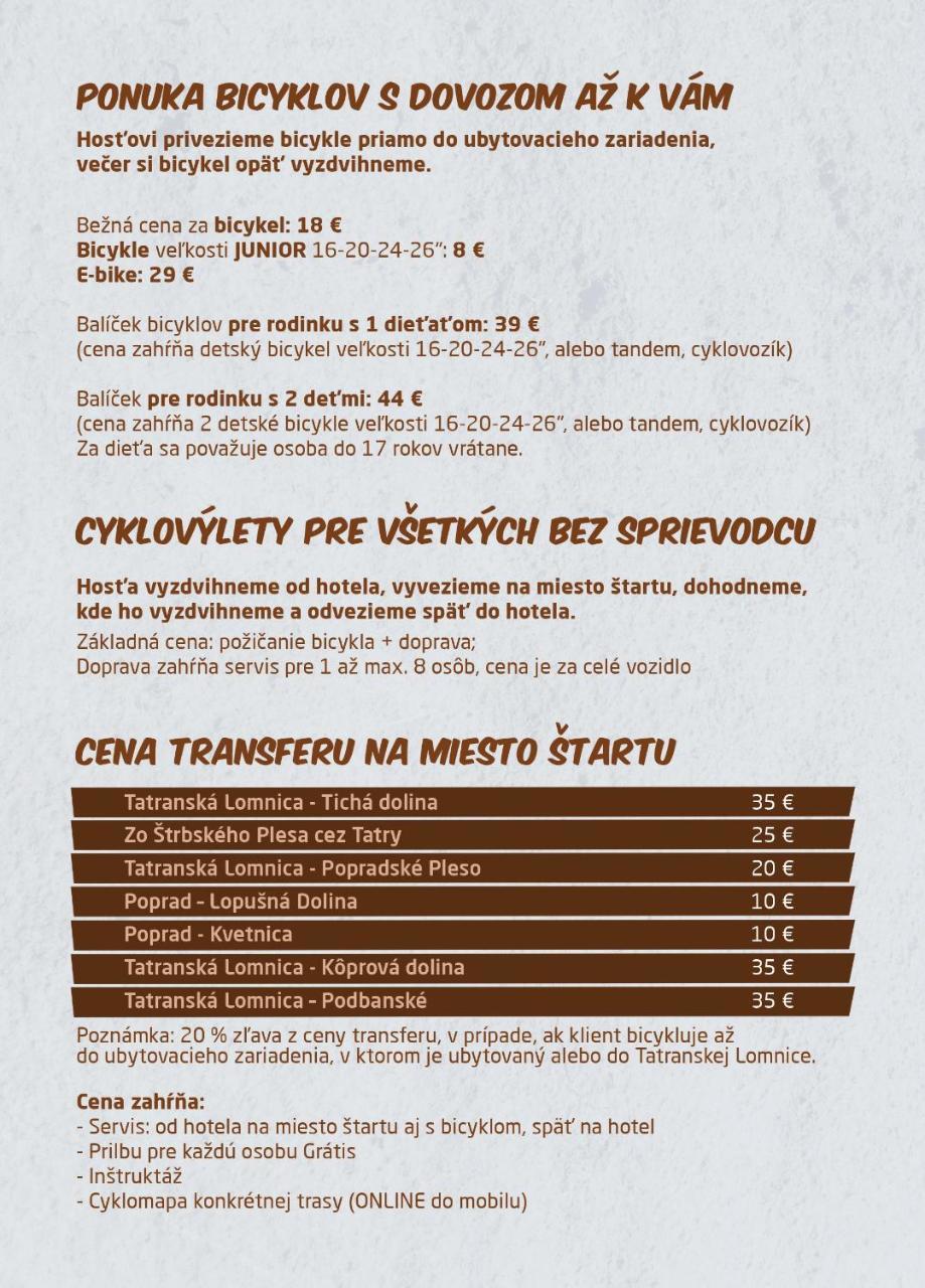 Apartman Hrebienok V Hrebienok Rezort Vysoké Tatry Exterior photo